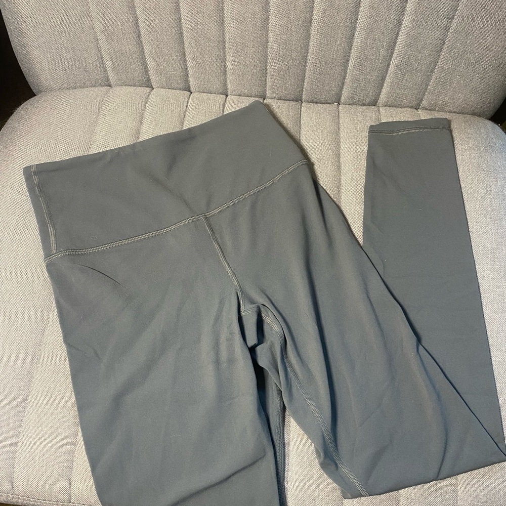 Athleta Ultra High-Rise Grey/Green Leggings
